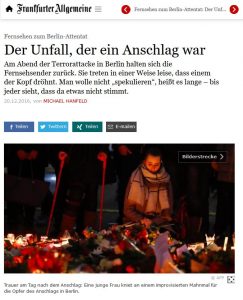 Lob und Kritik zur Medienberichterstattung über den Anschlag (Screenshot).